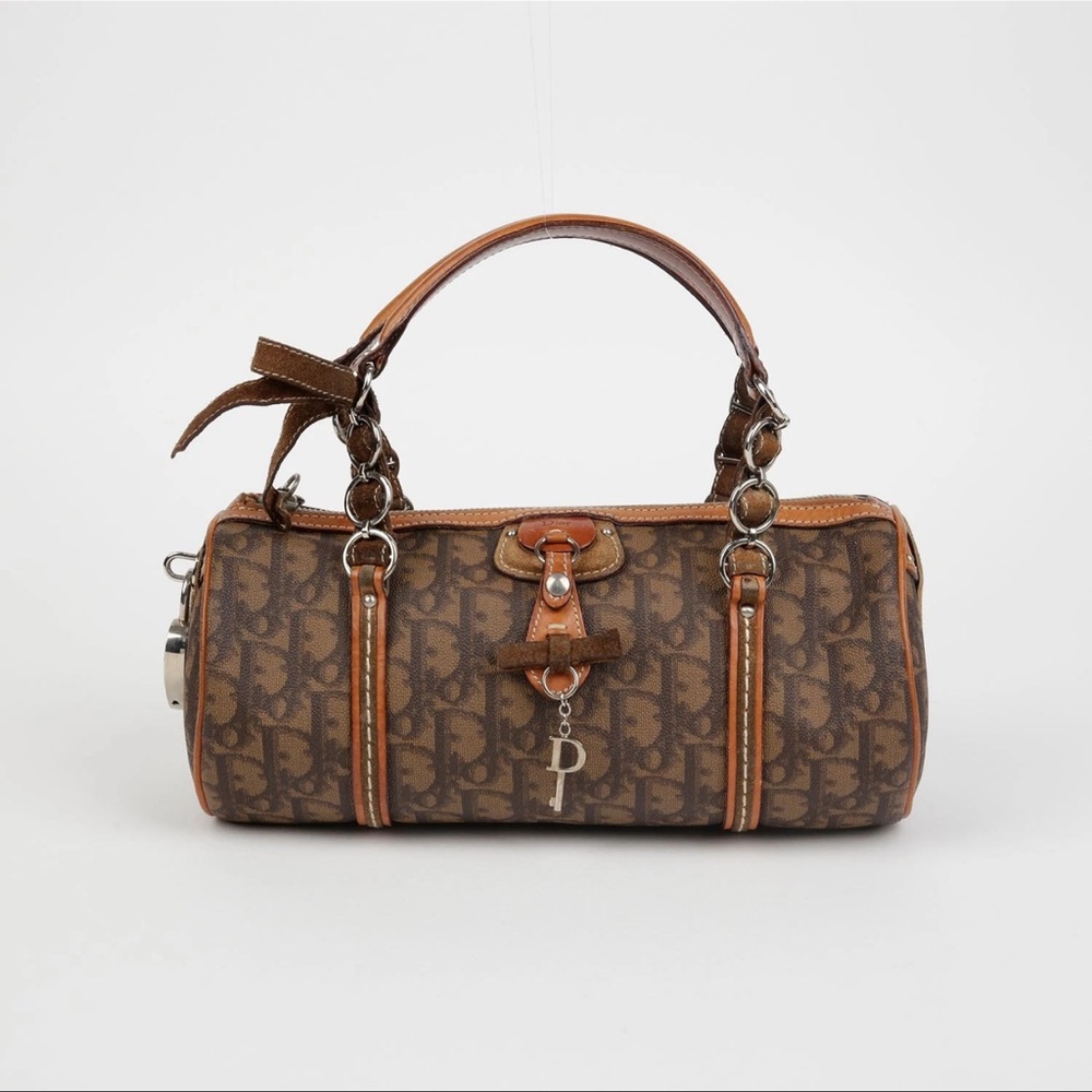 Dior Brown Monogram Shoulder Bag